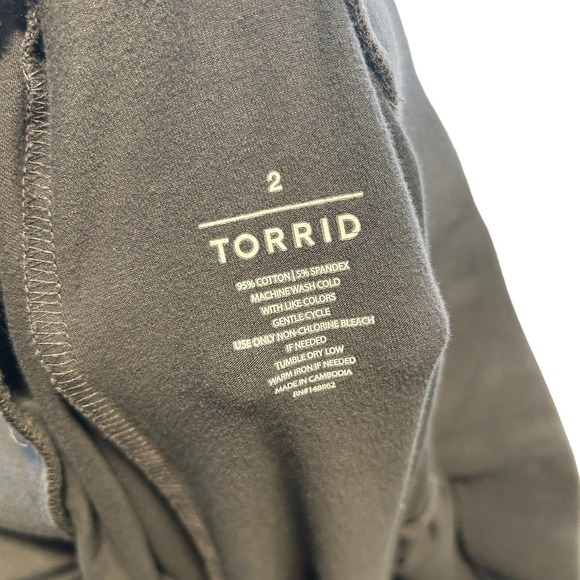 Torrid Full Length Signature Waist Premium Leggings Charcoal Gray Plus Size 2X - Picture 7 of 9